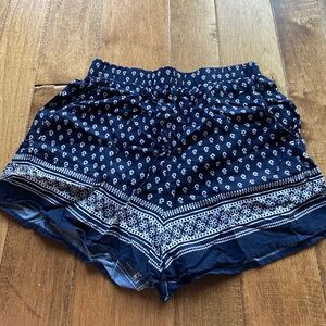 Navy and White shorts